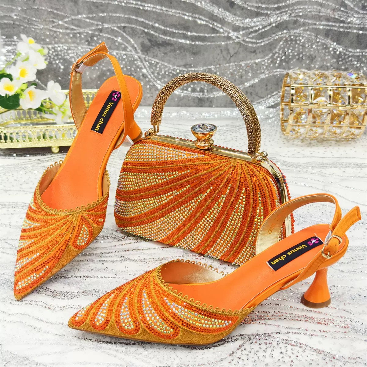 Ladies Heels Paired with Handbag