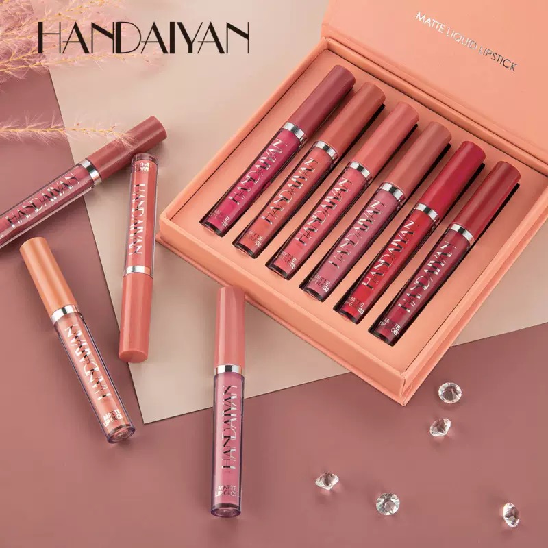 Matte Lip Gloss Set Liquid Lipstick Waterproof - Image 3