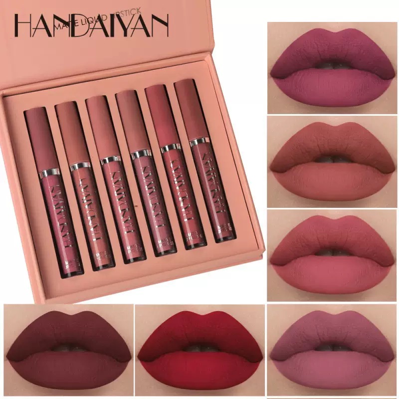 Matte Lip Gloss Set Liquid Lipstick Waterproof