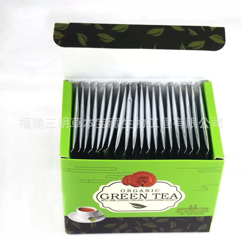 Organic herbal ganoderma lucidum green Tea - Image 3