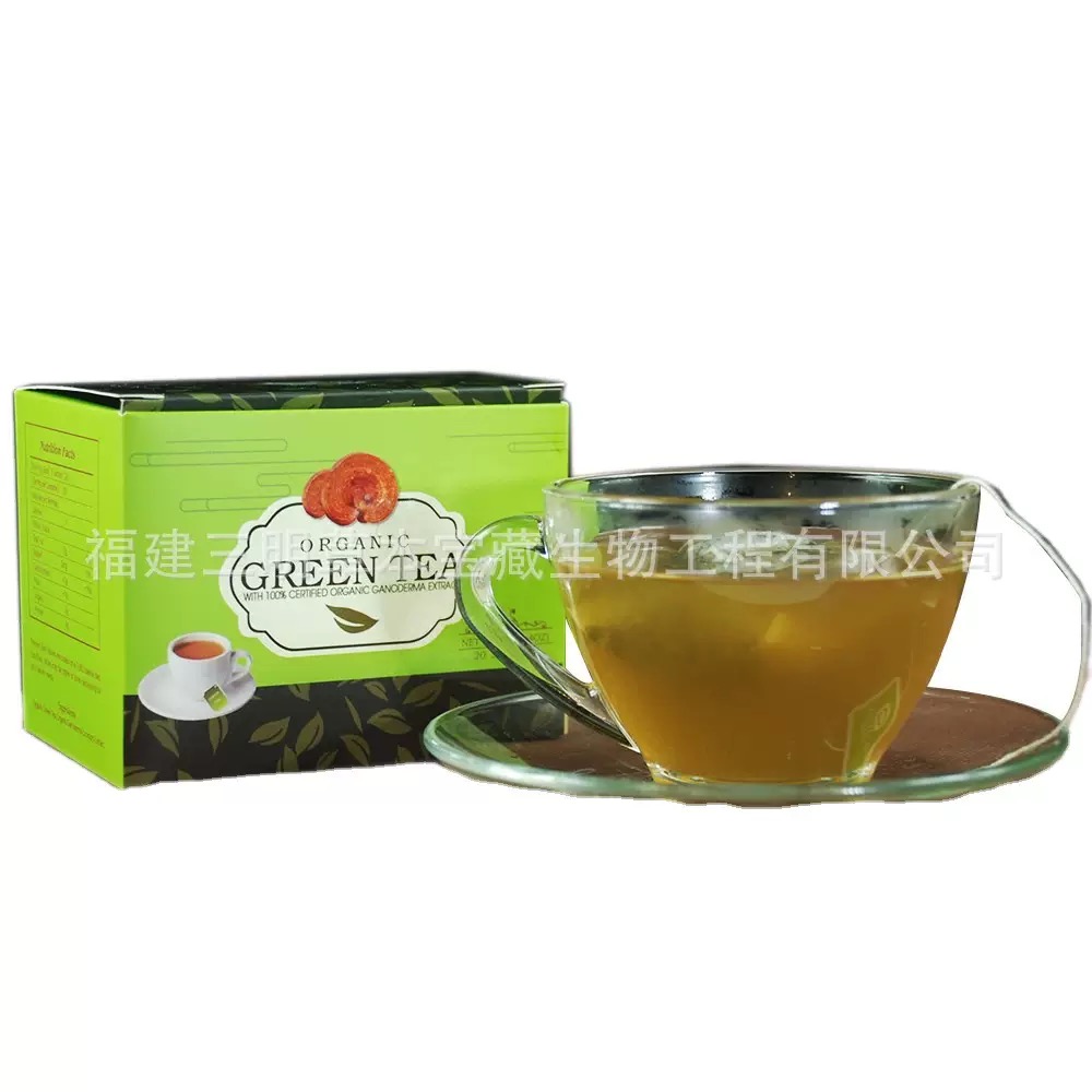 Organic herbal ganoderma lucidum green Tea