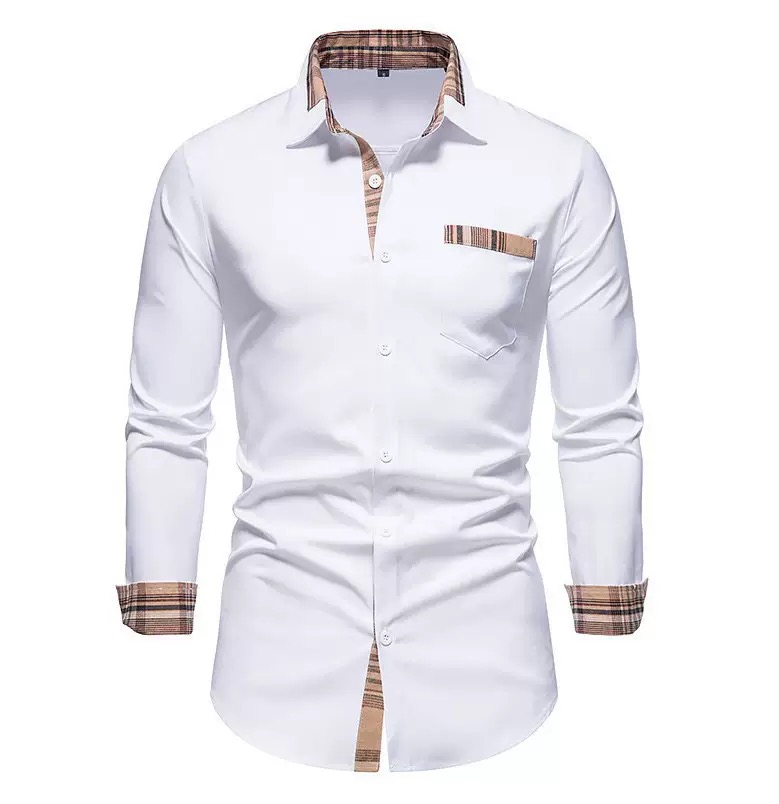 Man casual long sleeve shirt - Image 2