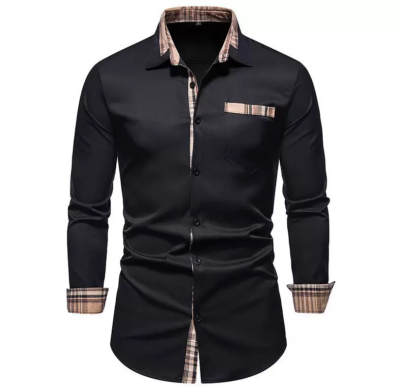Man casual long sleeve shirt