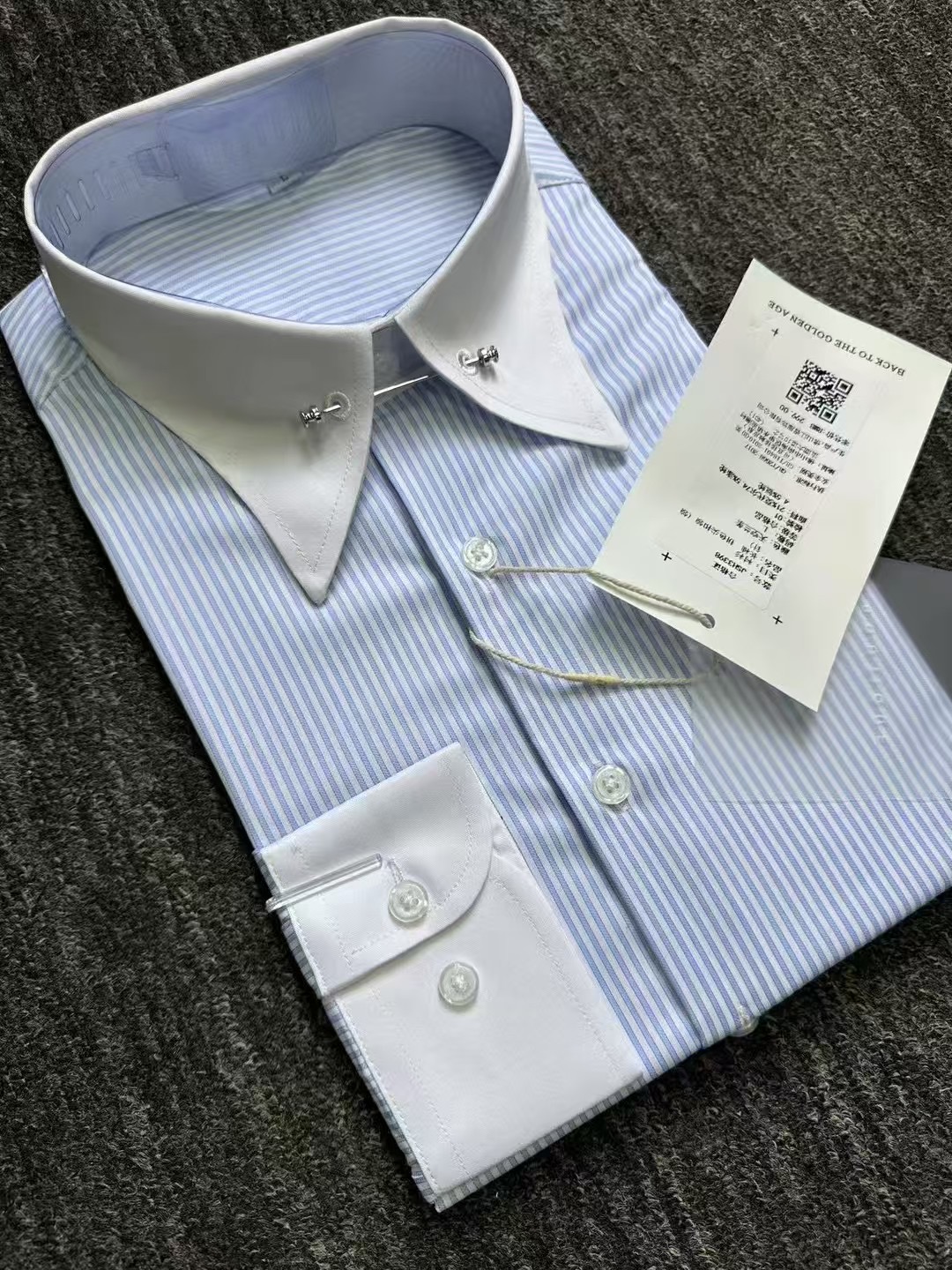 Italian Color- Blocked Lapel Pins