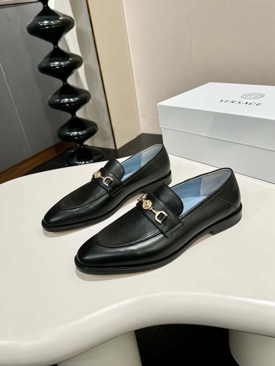 Man  Versace genuine Leather