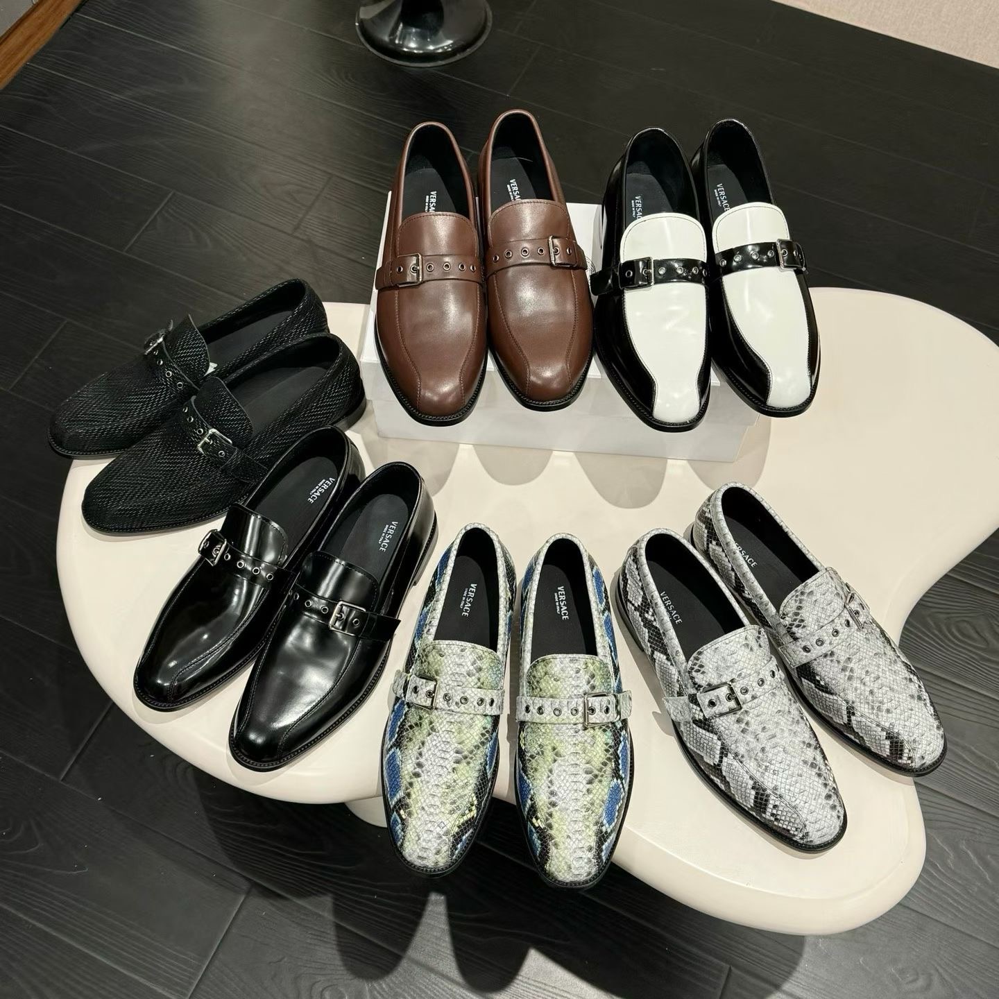 Man  Versace genuine Leather - Image 3