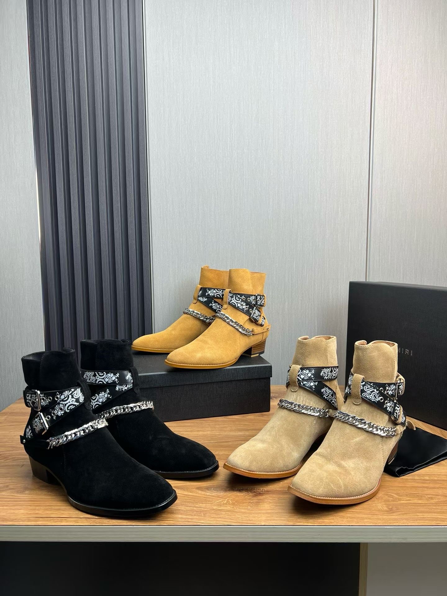 Man YSL Boots - Image 3