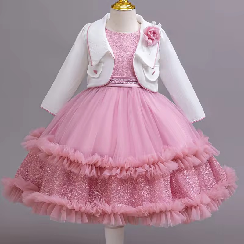 Elegant floral Princess Dress - Image 3