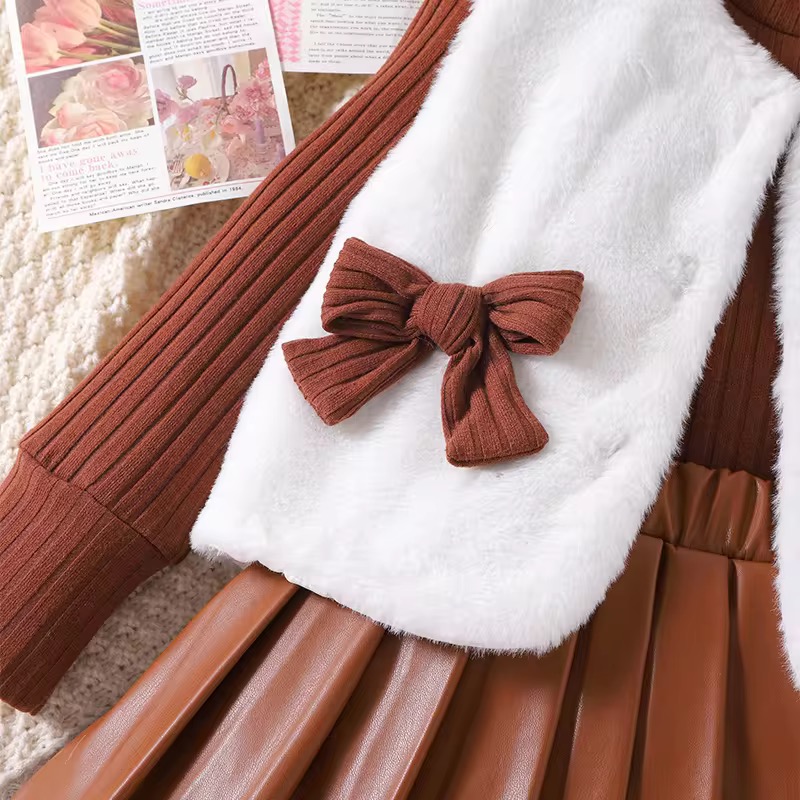 Girls 3 Piece Dress - Image 3