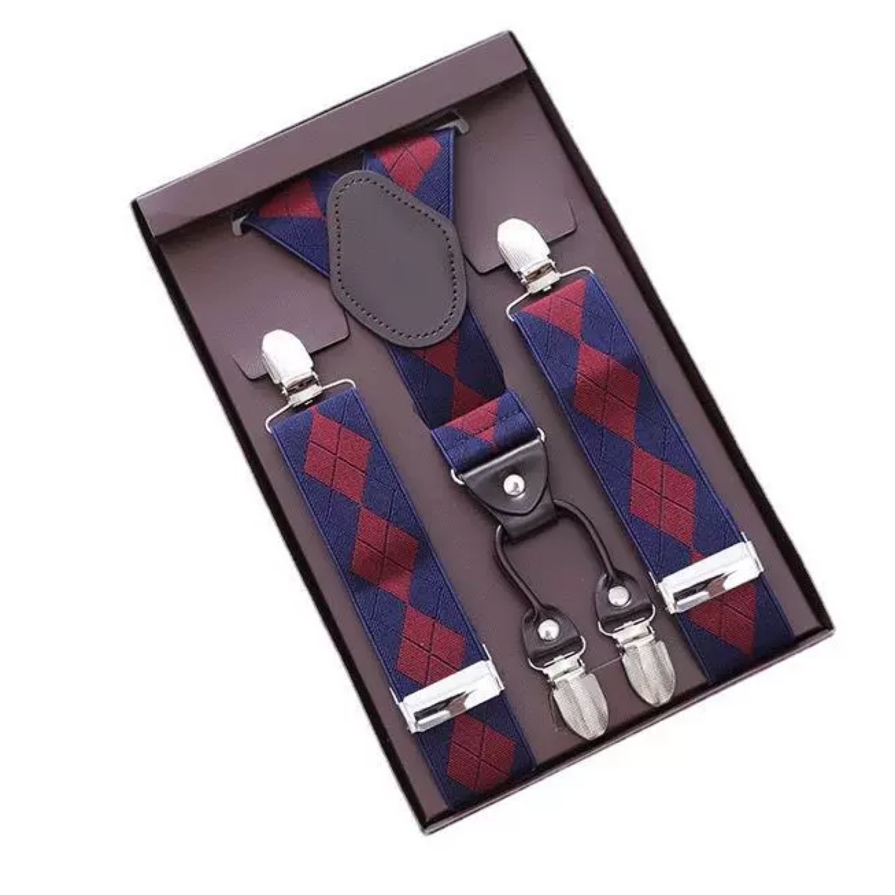 Four clip suspenders