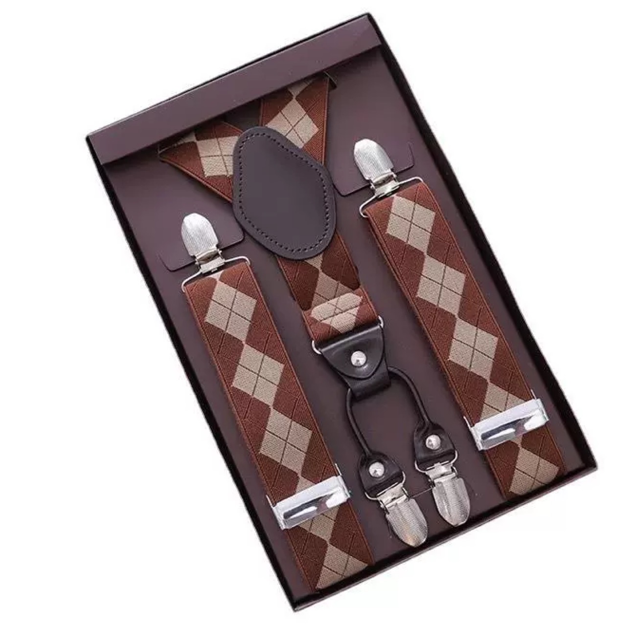 Four clip Suspenders