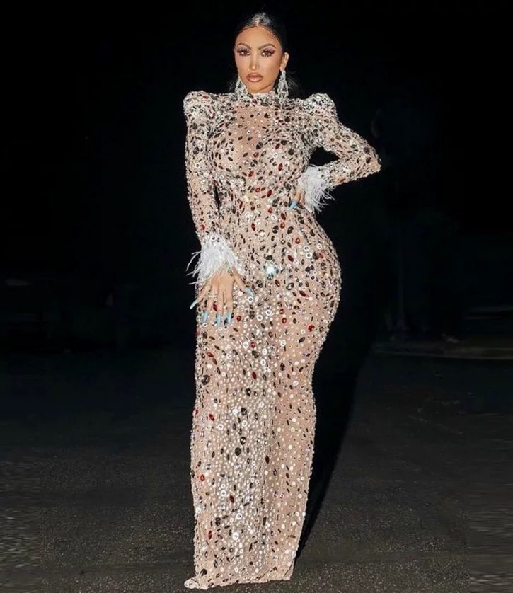 Sequin long Maxi Dress - Image 2