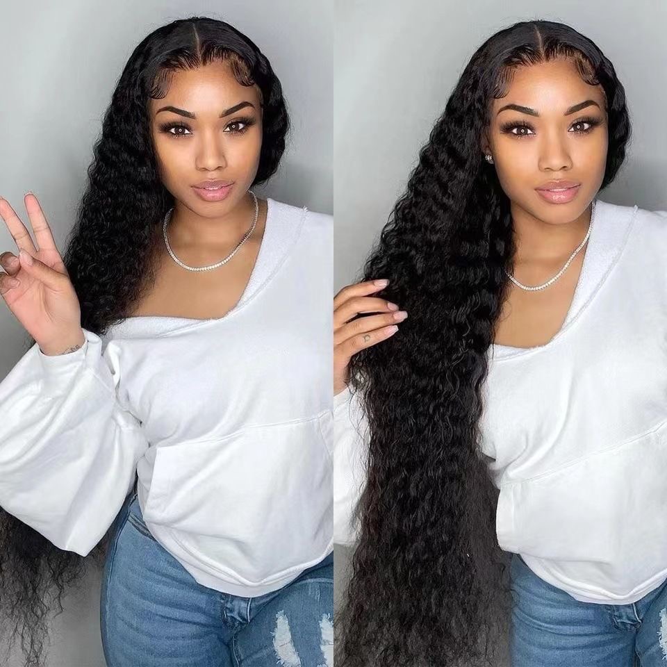 Brazilian hair ear to ear Curly Wig - Image 2