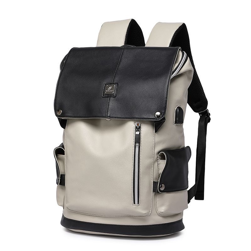Water repellent fabric (leather backpack)