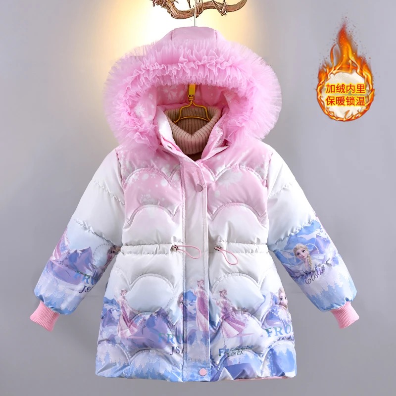 Princess Elsa jacket (Fleece lined & thickened) - Image 2