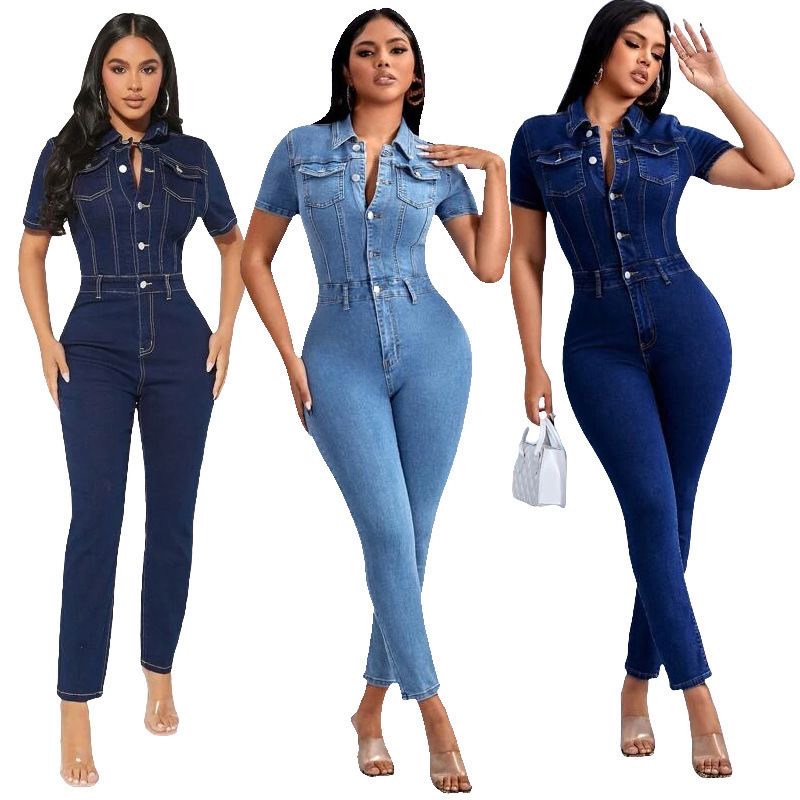 Demin Jumpsuits - Image 2