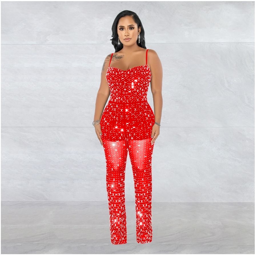 Mesh Sling Jumpsuit - Image 3