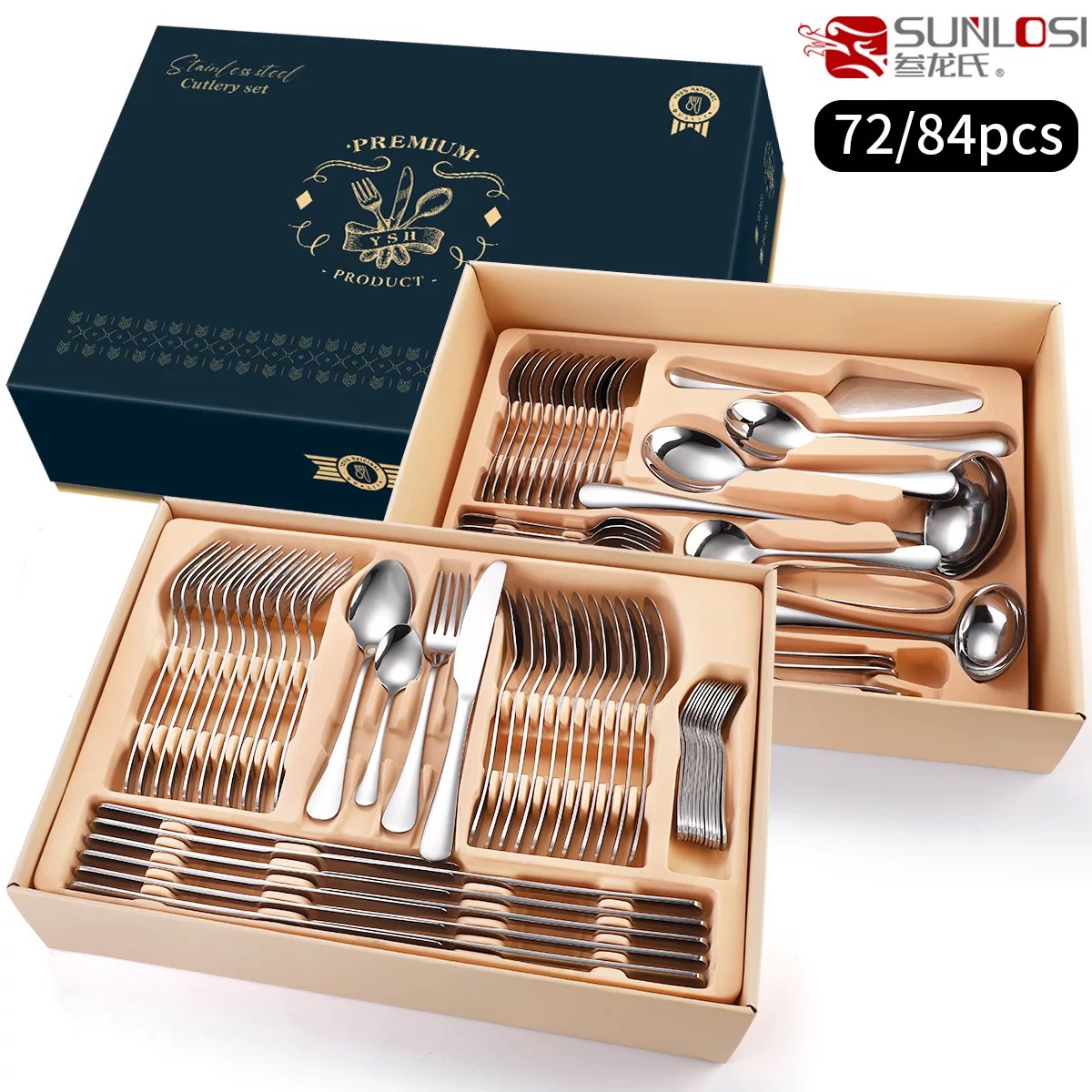 Cutlery Set 84 Pieces - Image 2
