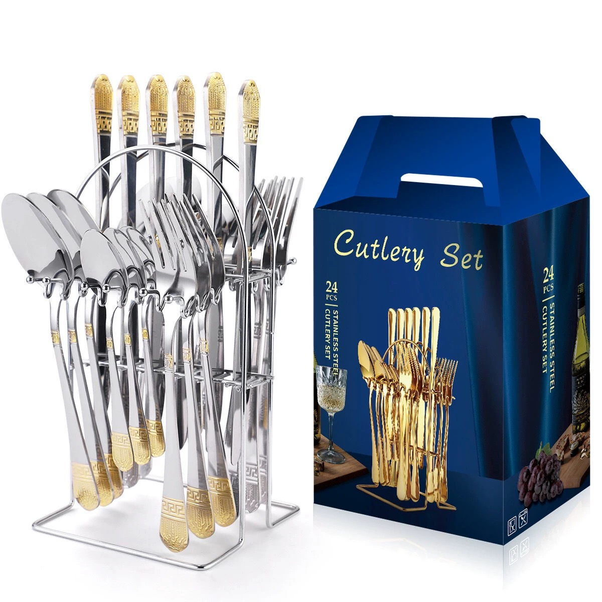 Cutlery Set 24 Pieces - Image 3