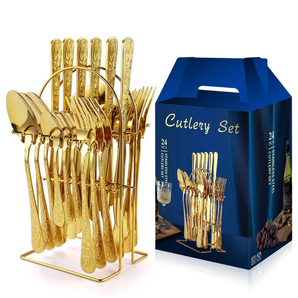 Cutlery Set 24 Pieces - Image 2