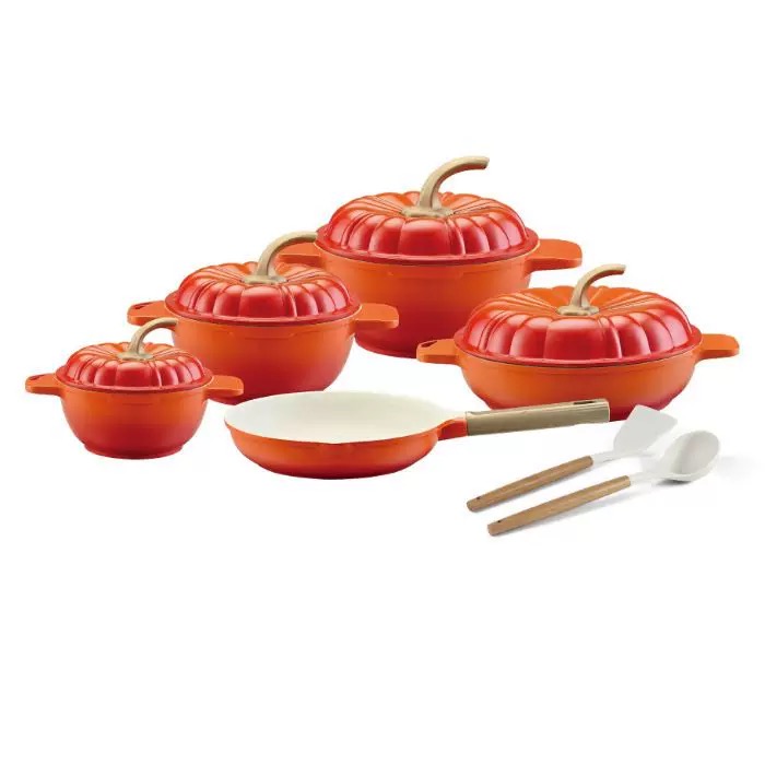 9 Pieces Aluminum cookware set