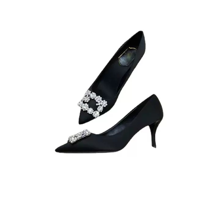 Rhinestone high heels