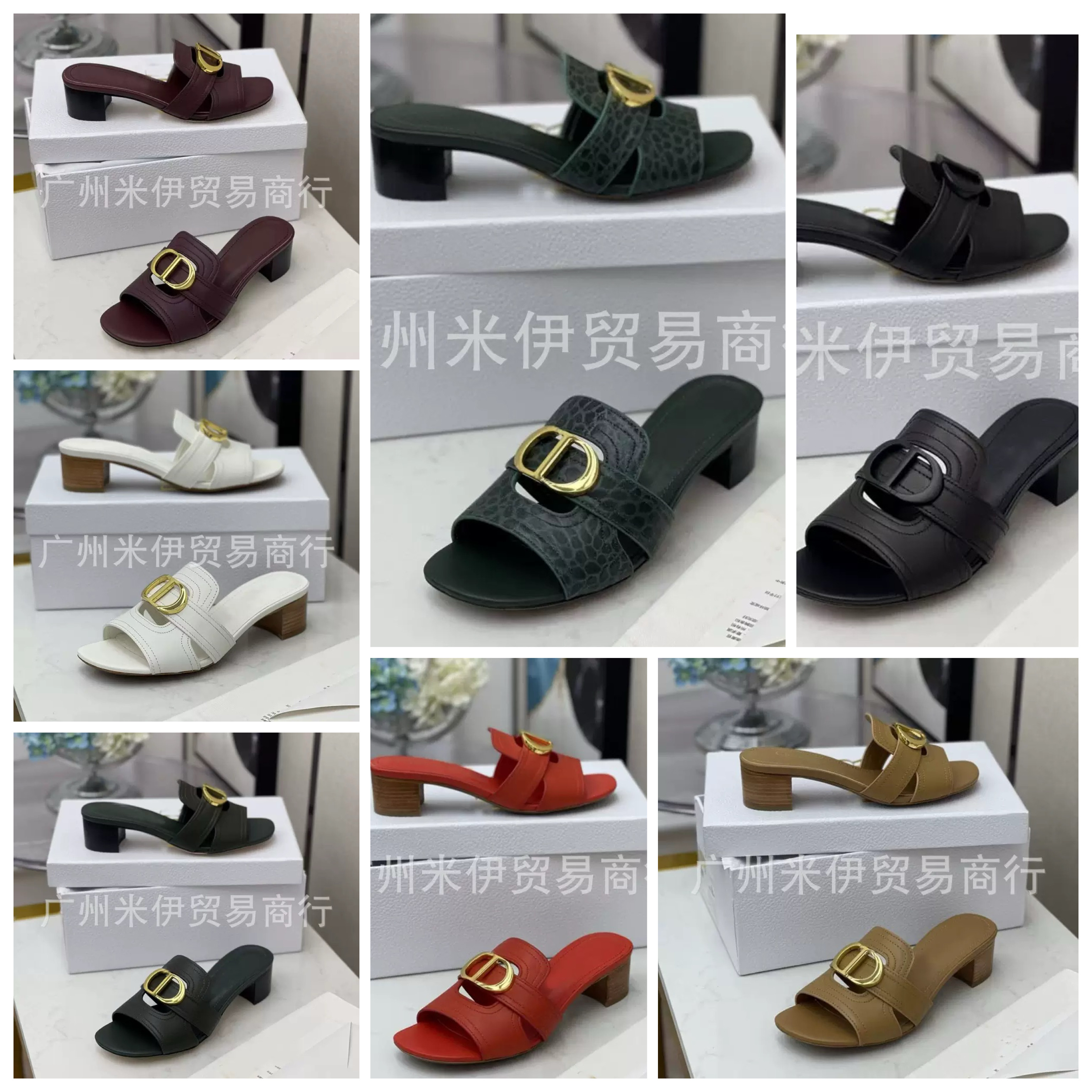 D-buckle round toe short heels - Image 3