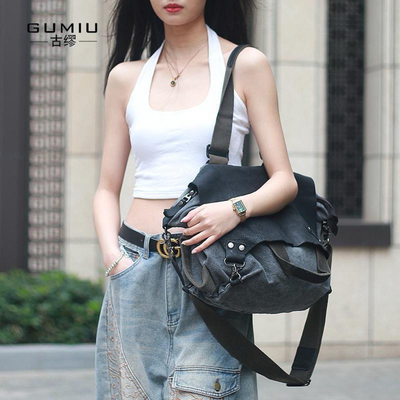 Guyuan Canvas Shoulder Bag - Image 2