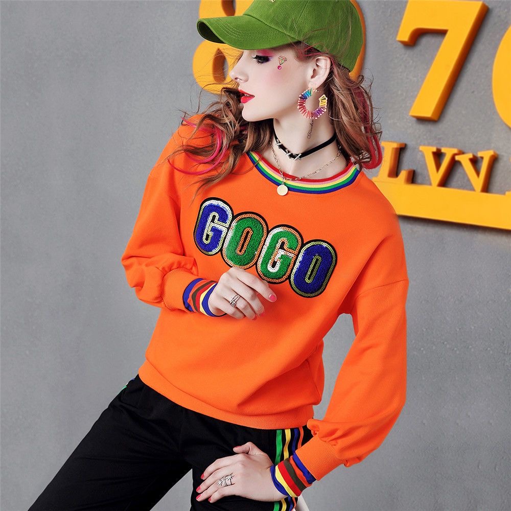 Patchwork Sweatshirt for young women - Image 2