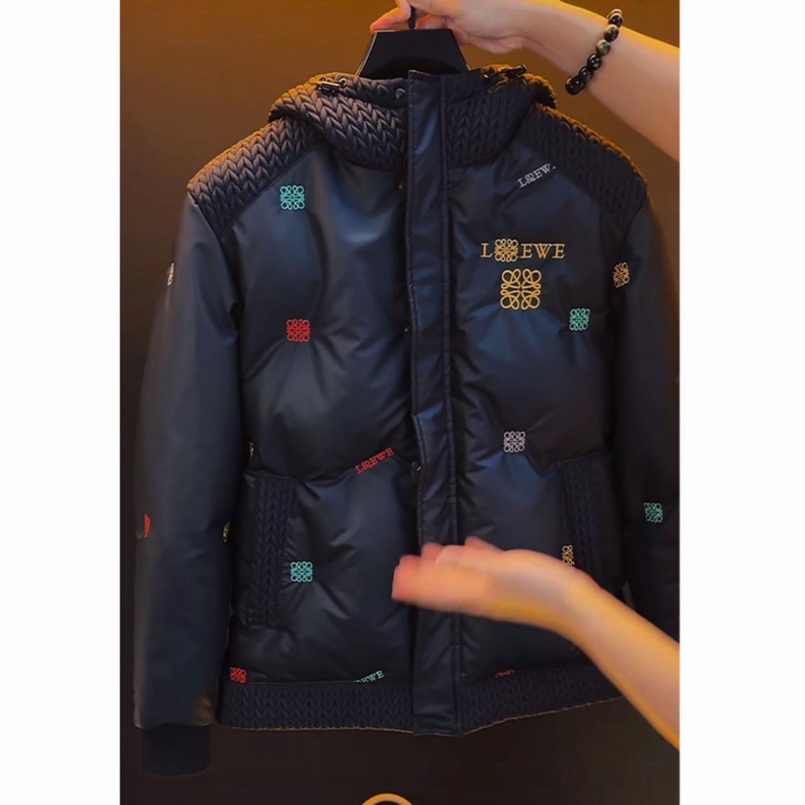 Trendy hooded Patchwork cotton Jacket - Image 2