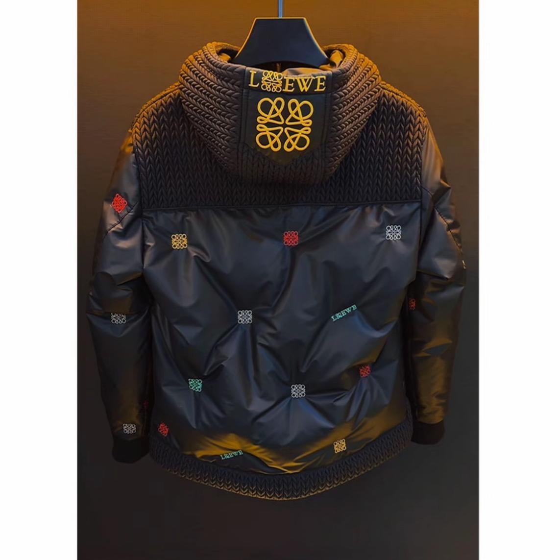 Trendy hooded Patchwork cotton Jacket