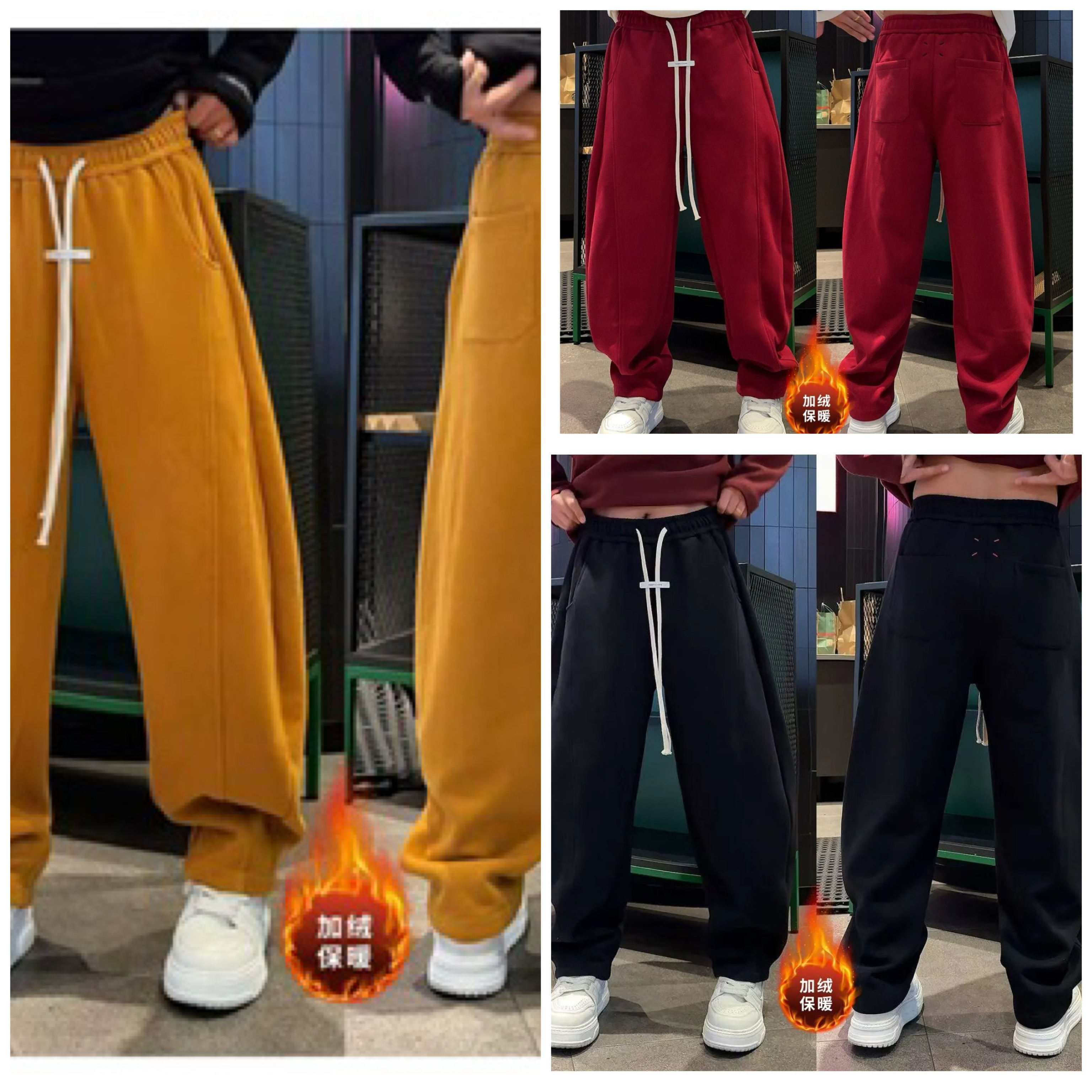 Fleece-lined drapey Man sweatpants - Image 3