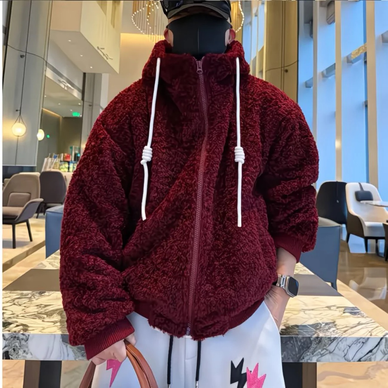 Hooded cotton jackets