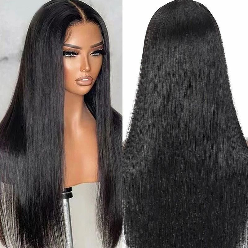 12A Brazilian Human hair 13*4frontal straight Wig180%density - Image 2