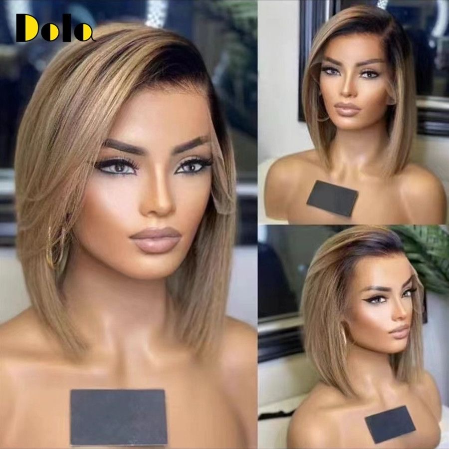 12A Brazilian hair Bob wig with frontal ear to ear lace wig - Image 2