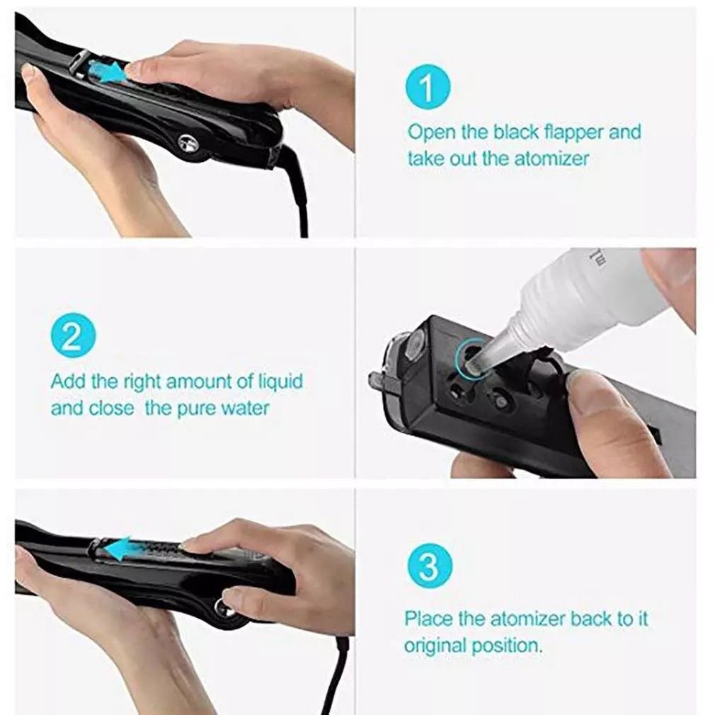 Professional  hair steamer straightener - Image 2