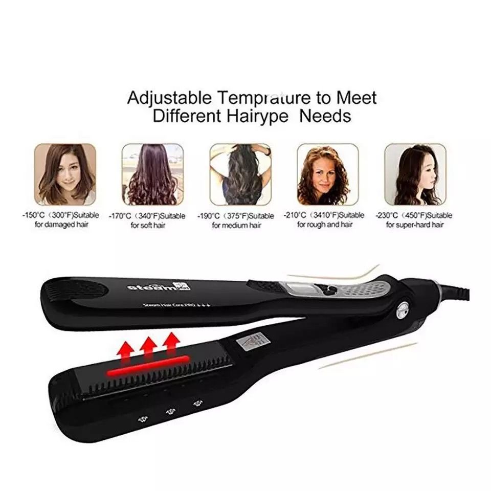 Professional  hair steamer straightener - Image 3