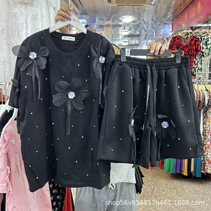 Ladies two Piece T-shirt  & short - Image 3