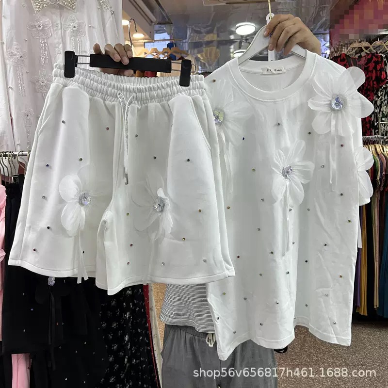 Ladies two Piece T-shirt  & short - Image 2