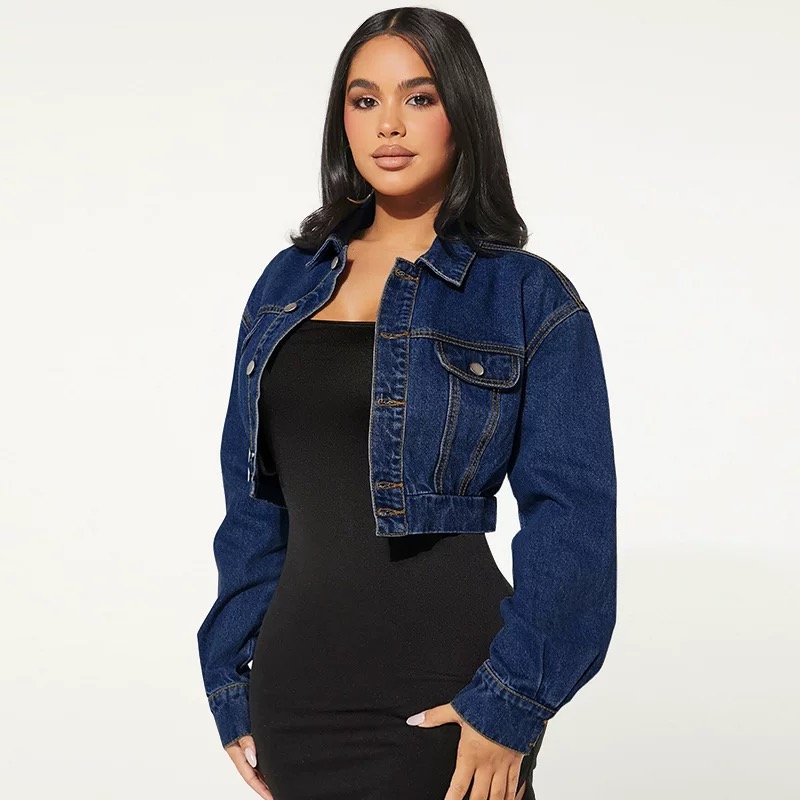 Woman short Denim Jeans - Image 3