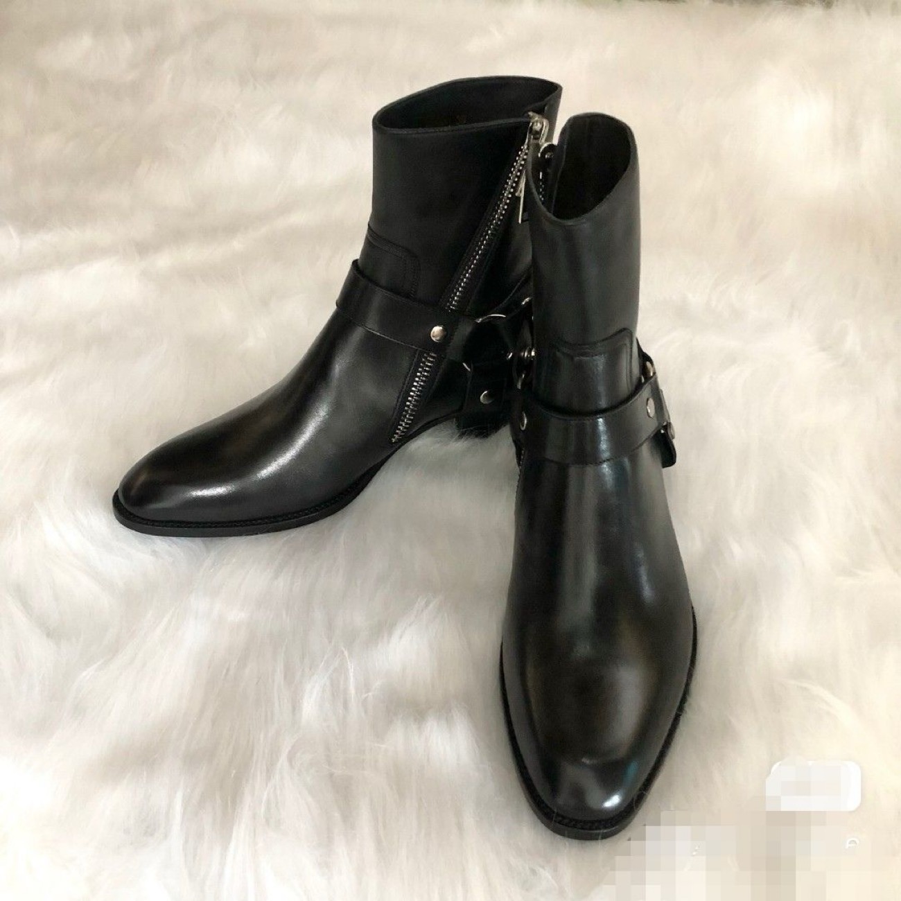 Genuine leather Zipper shoes - Image 2