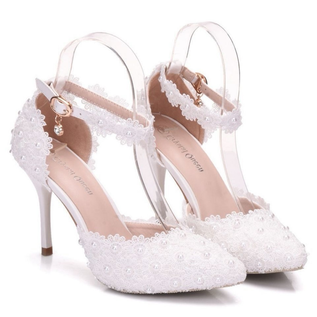 Bridal shoes (6cm ,8.5cm) - Image 3