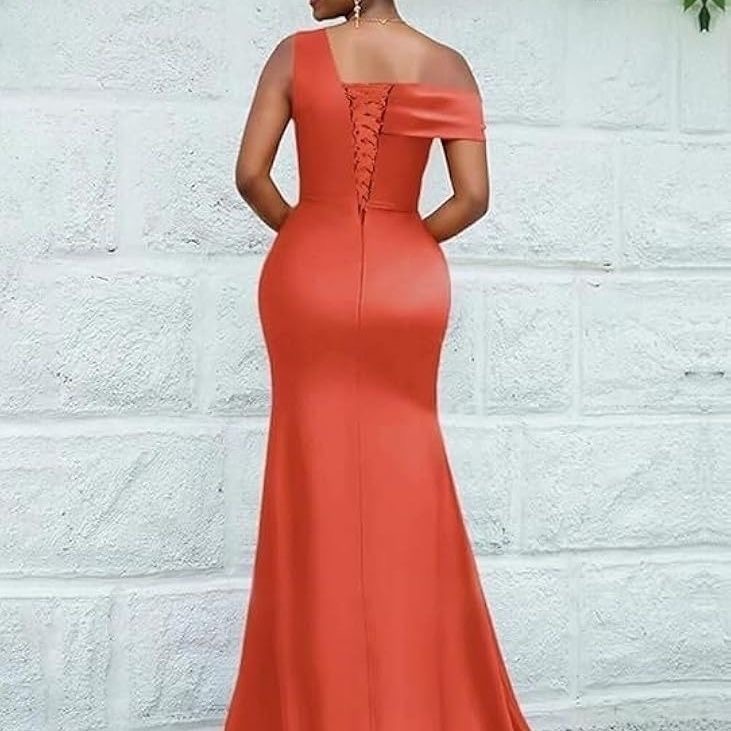 Long Maid of honor wedding Bridesmaids Dress - Image 2