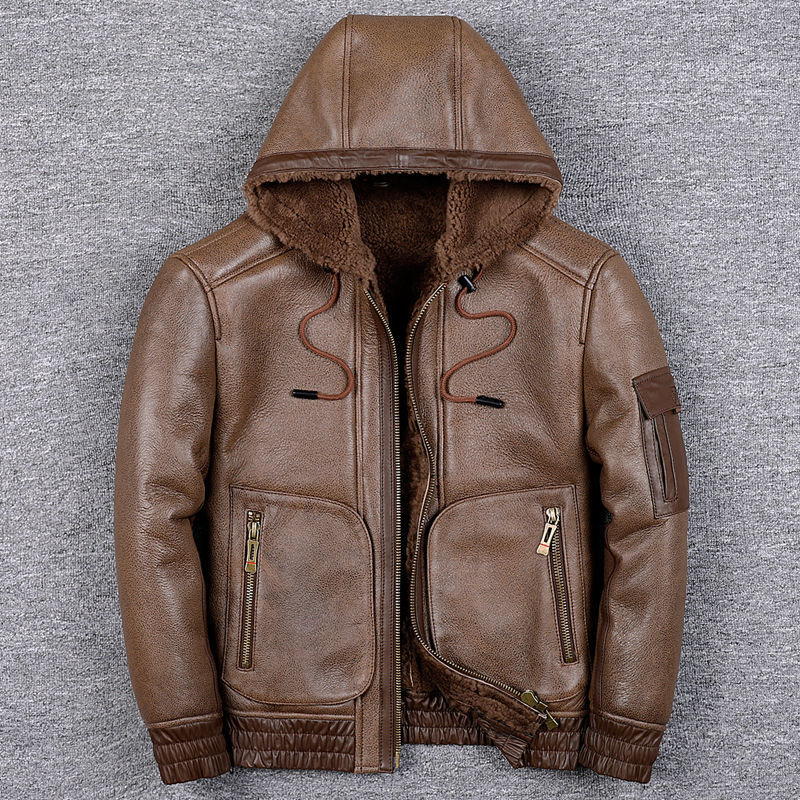 Genuine Man leather Jacket