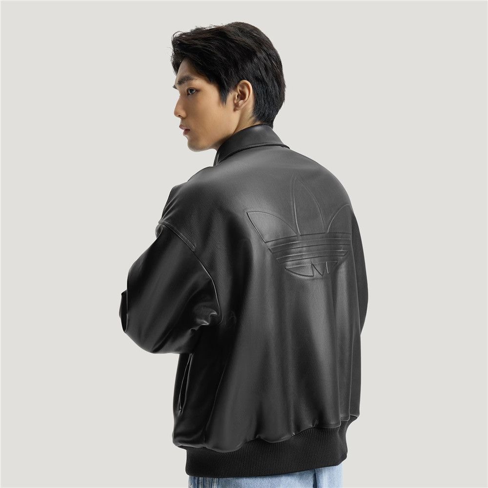 Adidas Genuine Leather Jacket - Image 3