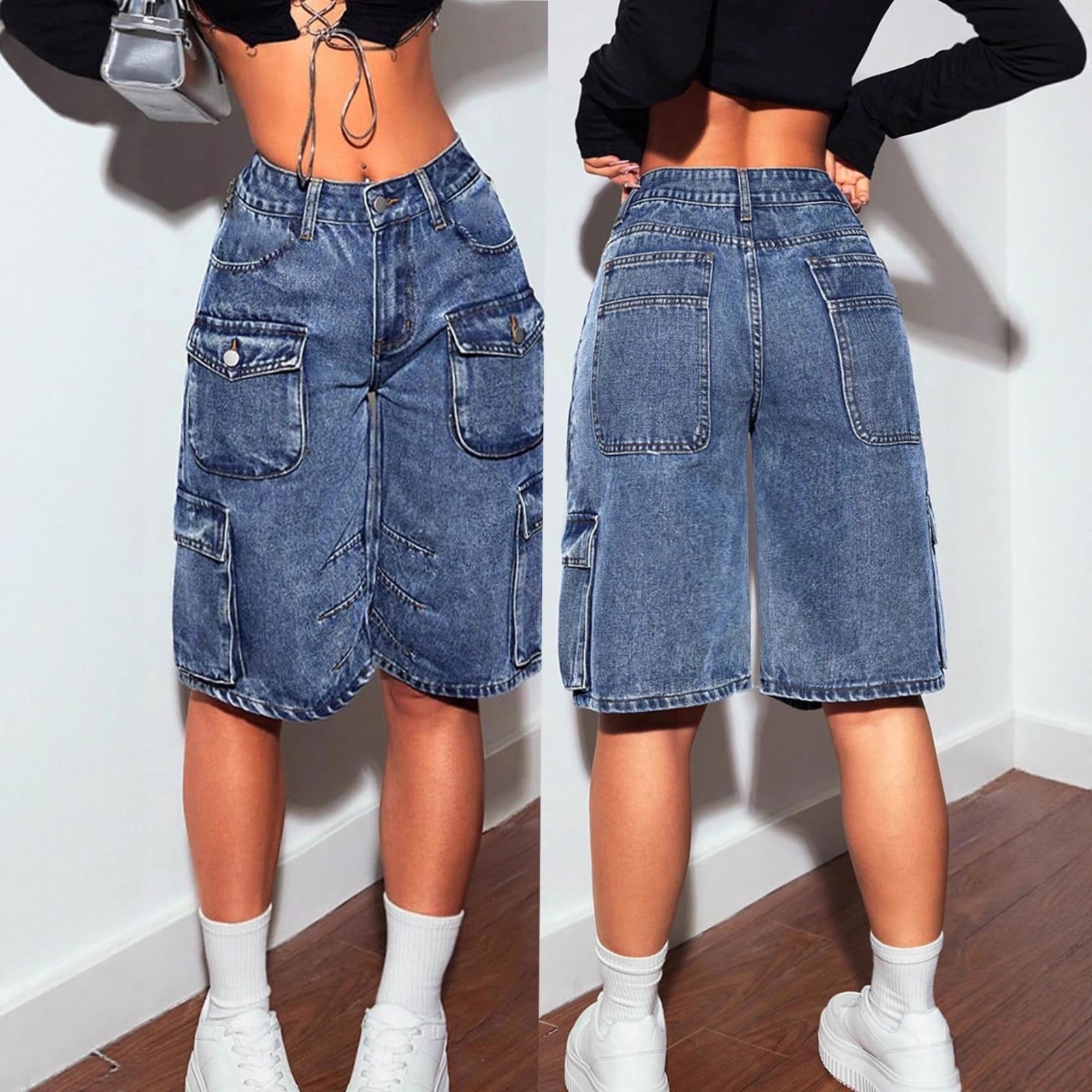 Ladies 3 quarter Jean Short