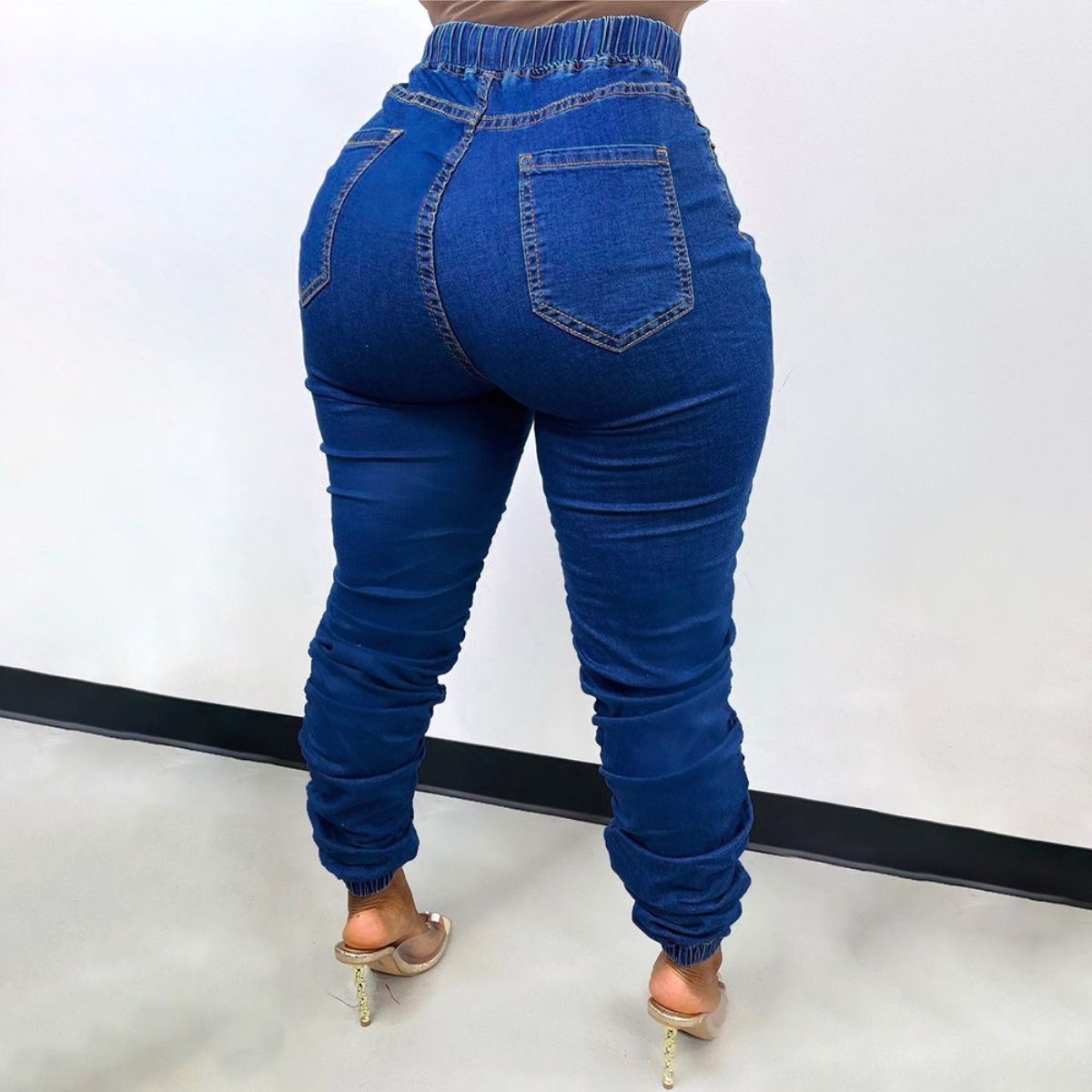 Elastic waist Jeans - Image 3