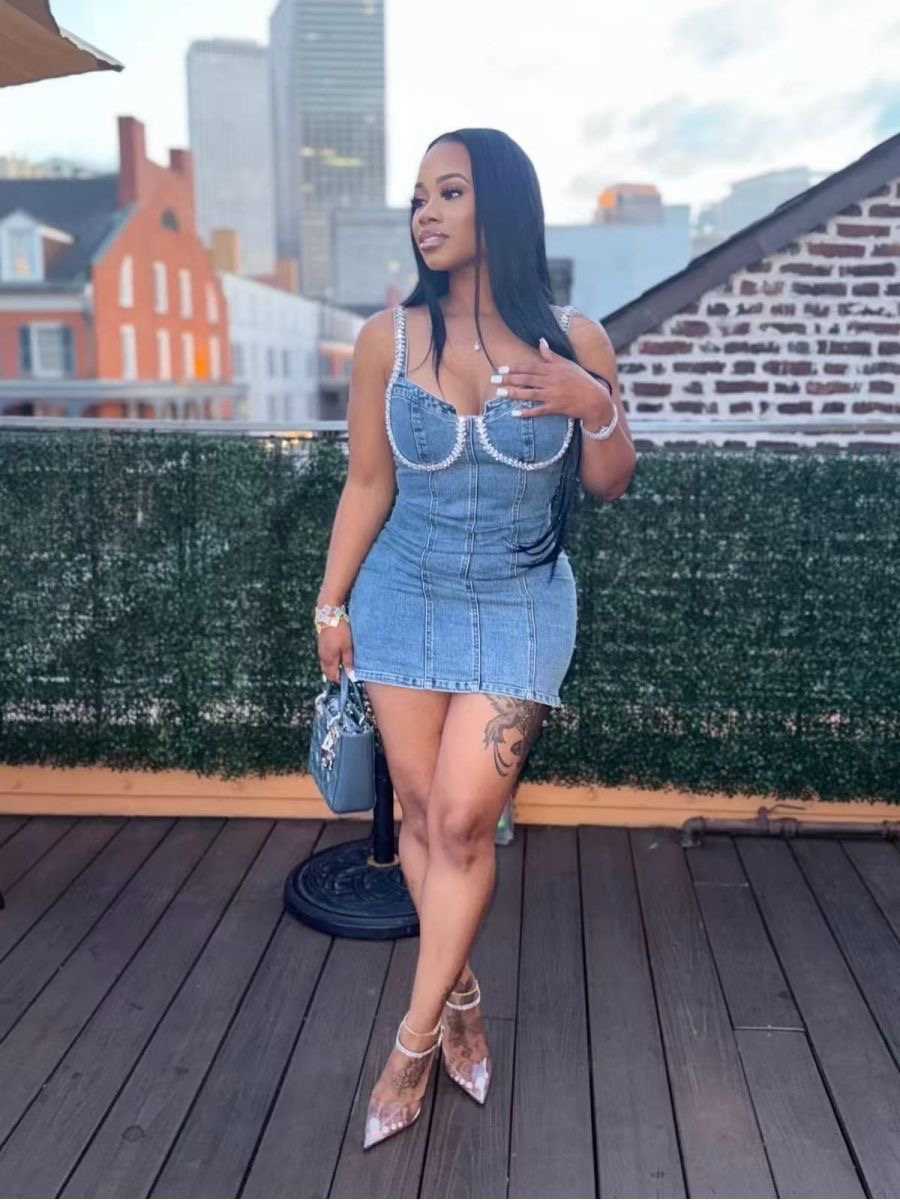 Mini Jean dress - Image 3