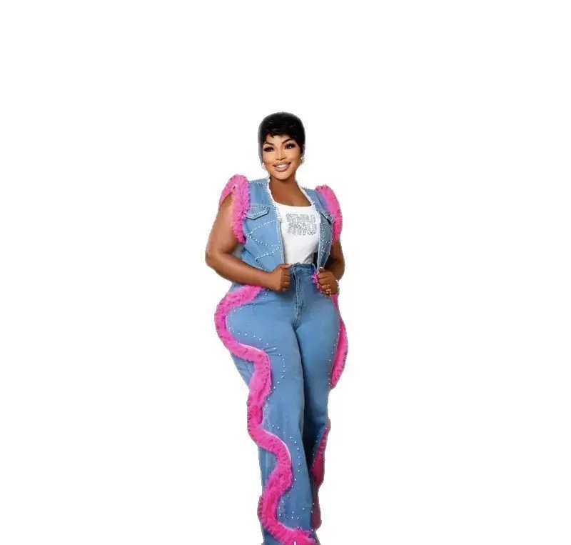 Woman’s Heavy Duty Denim Two Piece set - Image 3