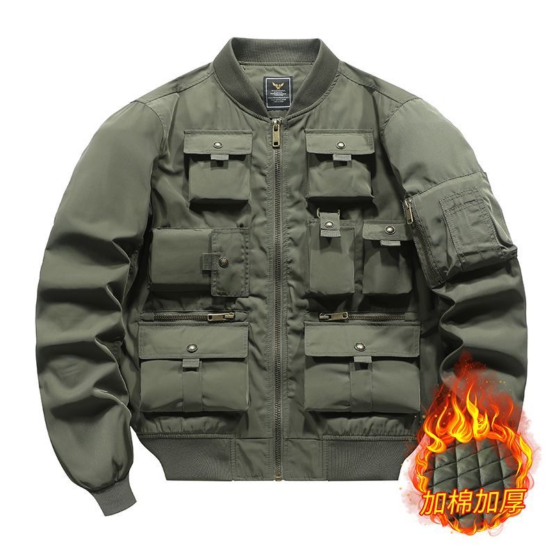 Multi-Pocket bomber Jacket - Image 3
